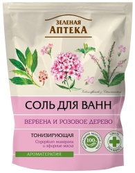Сіль для ванн Вербена і рожеве дерево, Зелена Аптека, 500 г