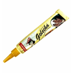 Henna w Tubce do aplikacji kolor Czarny do mehandi sztuki zdobienia ciała, Golecha, 25g