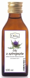 Olej z Ostropestu Zimnotłoczony, Nieoczyszczony, Olvita, 100ml