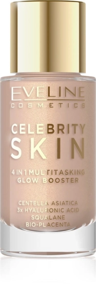 EVELINE Celebrity Wielofunkcyjna baza do twarzy Glow Booster 01W Universal Vanilla