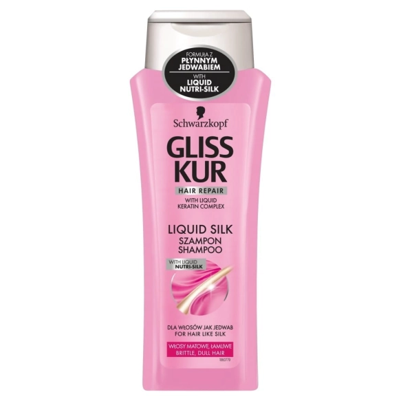 Schwarzkopf Gliss Kur Liquid Silk Szampon do włosów matowych  400ml