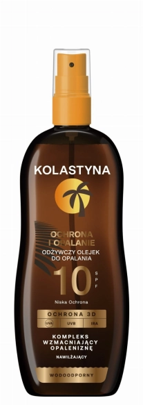 KOLASTYNA Odżywczy Olejek do opalania - Ochrona i Opalanie SPF10  150ml