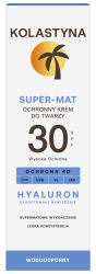KOLASTYNA Krem ochronny do twarzy - Super Mat SPF30  50ml