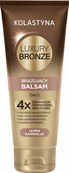 KOLASTYNA Luxury Bronze Balsam brązujący do ciała - jasna karnacja 200 ml