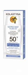 KOLASTYNA Ultra Mat SPF50+ Ultralekki fluid przeciwsłoneczny do twarzy 40 ml