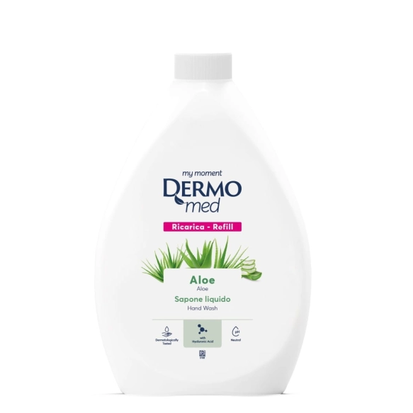 DERMOMED Mydło w płynie Aloe - zapas 1000 ml