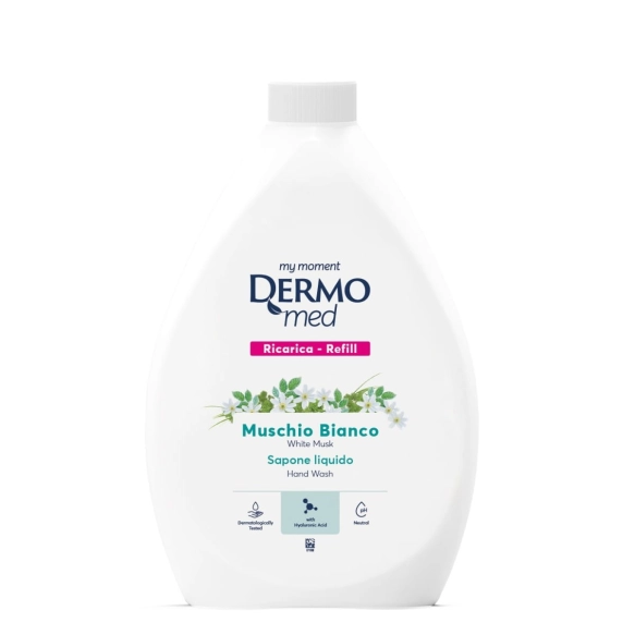 DERMOMED Mydło w płynie Muschio Bianco - zapas 1000 ml