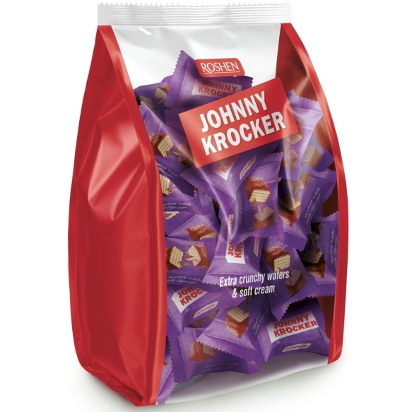 Wafelki Johnny Krocker MILK Roshen, 1kg