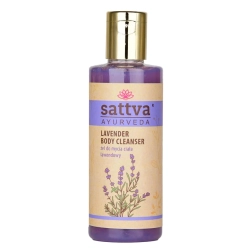Naturalny Lawendowy żel do mycia ciała, Sattva Ayurveda, 210 ml