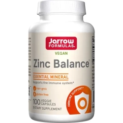 Zinc Balance 15mg Cynk, Jarrow Formulas, 100 kapsułek