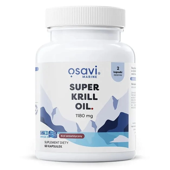 Super Krill Oil 1180 mg, Osavi, 60 kapsułek