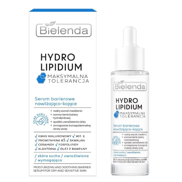 BIELENDA HYDRO LIPIDUM Serum barierowe nawilżająco kojące - skóra sucha 30ml