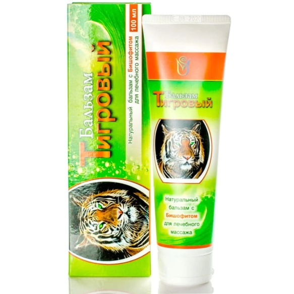 Tiger Joint Ointment with Bischofite, Muscle &amp; Joint Relief Cream, 100 ml