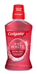 COLGATE Max White Płyn do płukania jamy ustnej Whiter Teeth 500ml