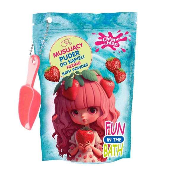CHLAPU CHLAP Puder do kąpieli - Pianka malinowa 150g