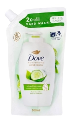 DOVE Refreshing Care Pielęgnujące mydło w płynie Cucumber & Green Tea - zapas, 500 ml