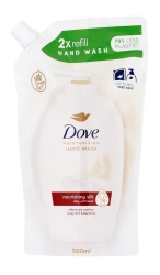 DOVE Nourishing Silk Jedwabiste mydło nawilżające w płynie - zapas, 500 ml