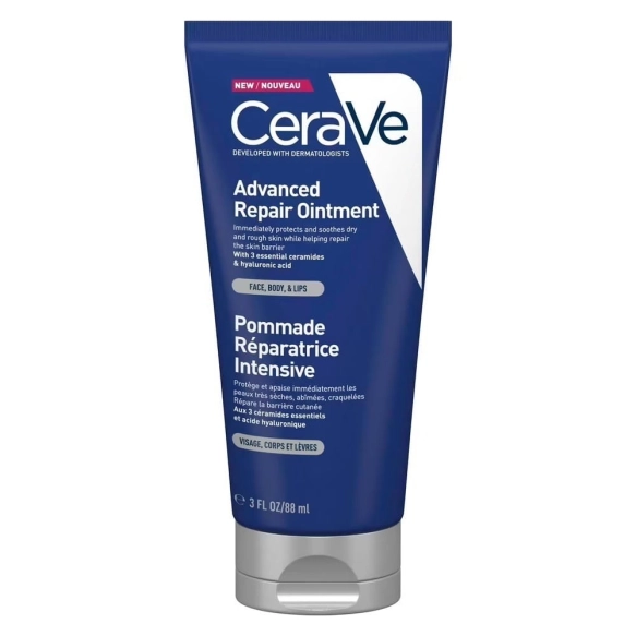 CERAVE Advanced Repair Ointment Intensywnie regenerująca maść do twarzy ciała i ust 88 ml