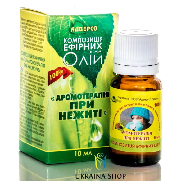 Essential Oil Blend for Rhinitis, Adverso, 10 ml