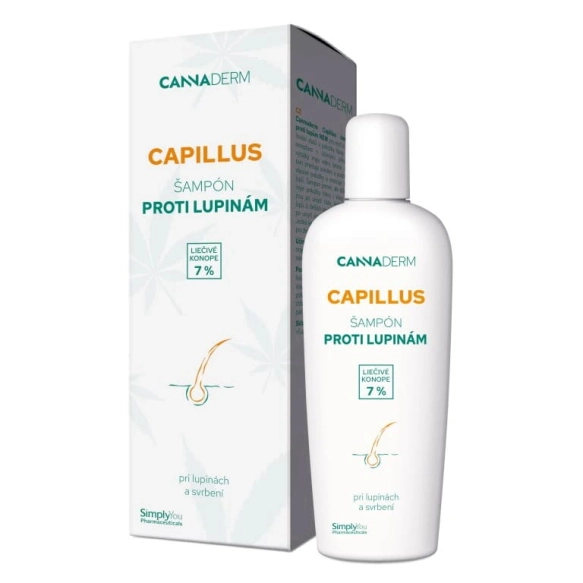 Konopny Szampon Przeciwłupieżowy Cannaderm Capillus, 150ml