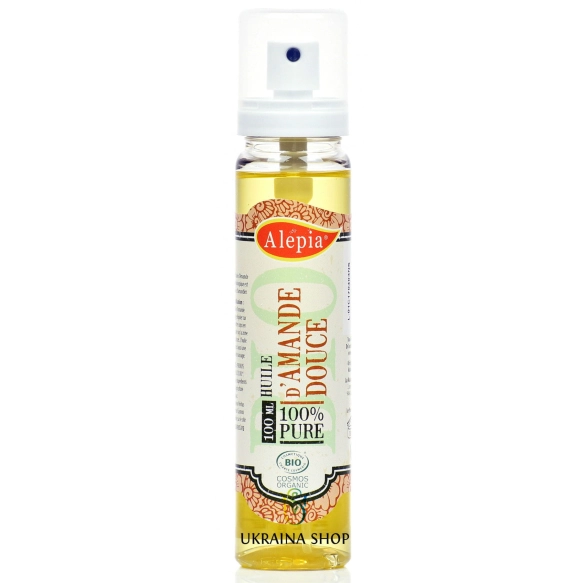 Organic Sweet Almond Oil, Alepia, 100 ml