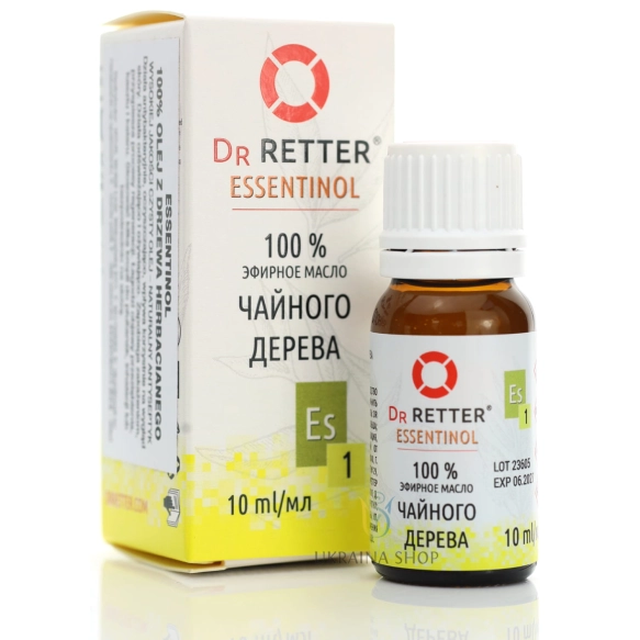 Tea Tree Essential Oil, 100% Natural, Dr. Retter, 10 ml