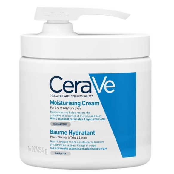 CERAVE Nawilżający balsam dla skóry suchej i bardzo suchej z pompką 454 g