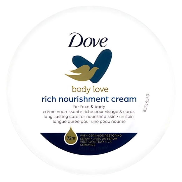 DOVE Rich Nourishment Bogaty krem odżywczy do twarzy i ciała 75 ml