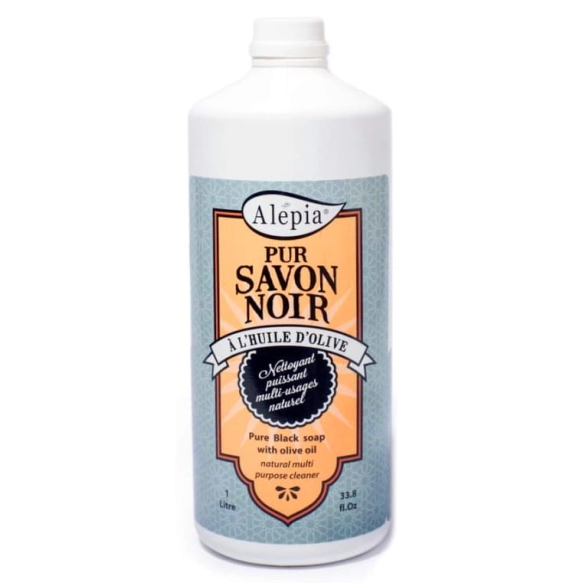 Pure Olive Multi-Purpose Liquid Black Soap, Alepia, 1000ml
