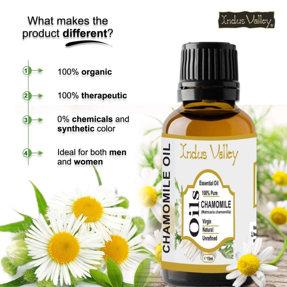 Naturalny Olejek Eteryczny Rumiankowy, Indus Valley, 15ml