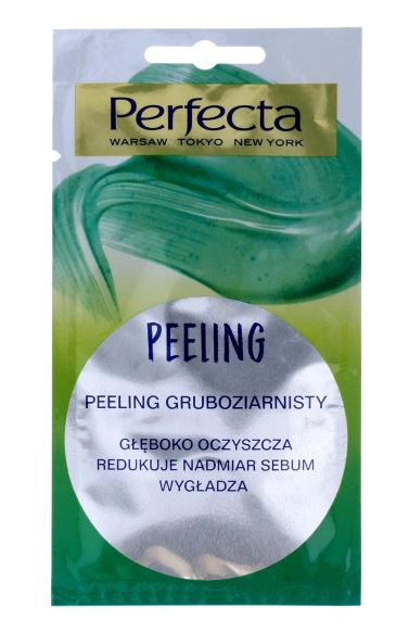 PERFECTA Peeling gruboziarnisty do cery normanlej, mieszanej i tłustej 8 ml