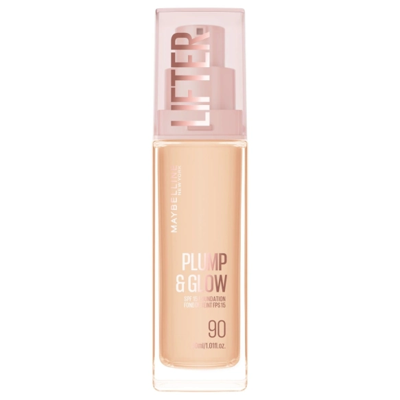 MAYBELLINE Plump&Glow Podkład rozświetlający SPF 15 nr 90, 30 ml
