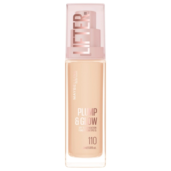 MAYBELLINE Plump&Glow Podkład rozświetlający SPF 15 nr 110, 30 ml