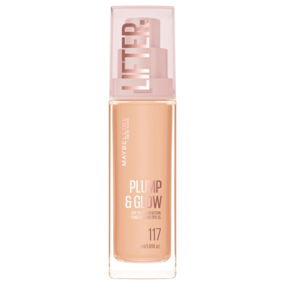 MAYBELLINE Plump&Glow Podkład rozświetlający SPF 15 nr 117, 30 ml