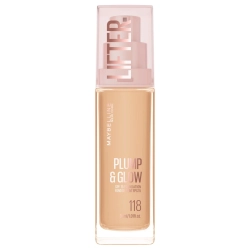 MAYBELLINE Plump&Glow Podkład rozświetlający SPF 15 nr 118, 30 ml