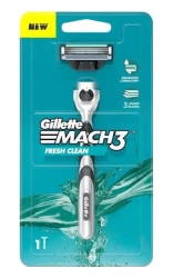 GILLETTE Mach3 Maszynka do golenia dla mężczyzn + 1 wkład
