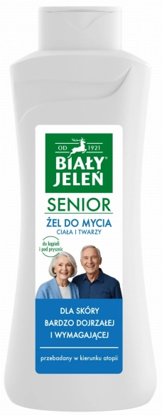 BIAŁY JELEŃ Senior Żel do mycia ciała i twarzy 750 ml
