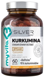 Kurkumina + Bioperine, 95% Kurkuminoidów, SILVER PURE MyVita