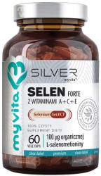 Selen Forte z Witaminami A+C+E Kapsułki MyVita SILVER PURE