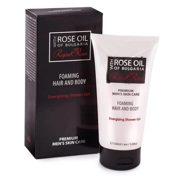 Żel pod prysznic do ciała i włosów z olejkiem różanym, Regina Roses MEN, 150 ml