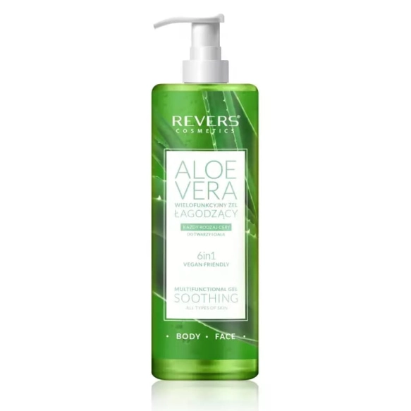 Revers Żel do twarzy i ciała Aloe Vera wielofunkcyjny łagodzący, każdy rodzaj cery 400 ml