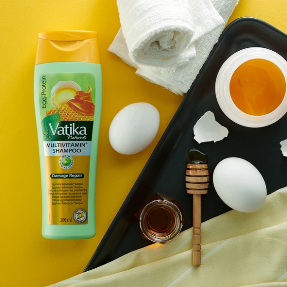 Szampon Odmładzający Proteiny Jajeczne Vatika Dabur, 400ml