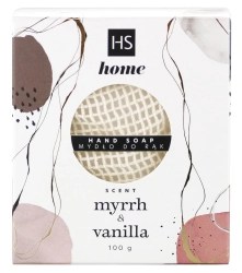 HISKIN Home Mydło do rąk w kostce Mirra i wanilia 100 g