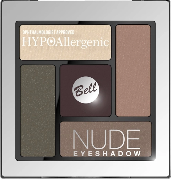 Bell Hypoallergenic Cienie do powiek Nude satynowo-kremowe nr 04  1szt