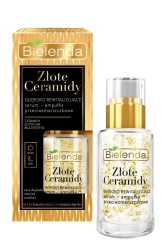 Bielenda Złote Ceramidy Głęboko rewitalizujące Serum-ampułka przeciwzmarszczkowe na dzień i noc 30ml