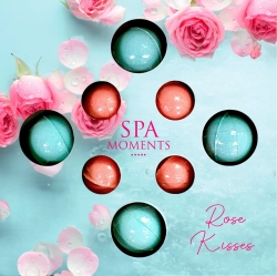 SPA MOMENTS Zestaw kul do kąpieli Rose Kisses
