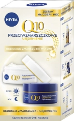 NIVEA Zestaw DUO Q10 Przeciwzmarszczkowe ujędrnienie (krem na dzień 50 ml + krem na noc 50 ml)
