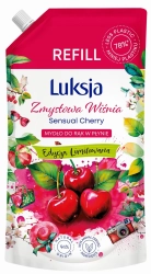 LUKSJA Mydło w płynie Zmysłowa Wiśnia zapas 900 ml
