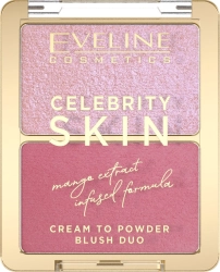 EVELINE Celebrity Róż kremowy do policzków Skin Duet nr 01