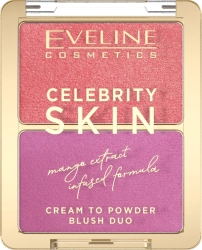 EVELINE Celebrity Róż kremowy do policzków Skin Duet nr 02